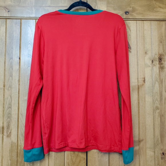 Fammy Jamimes Christmas Themed Pajama Top - Picture 5 of 5